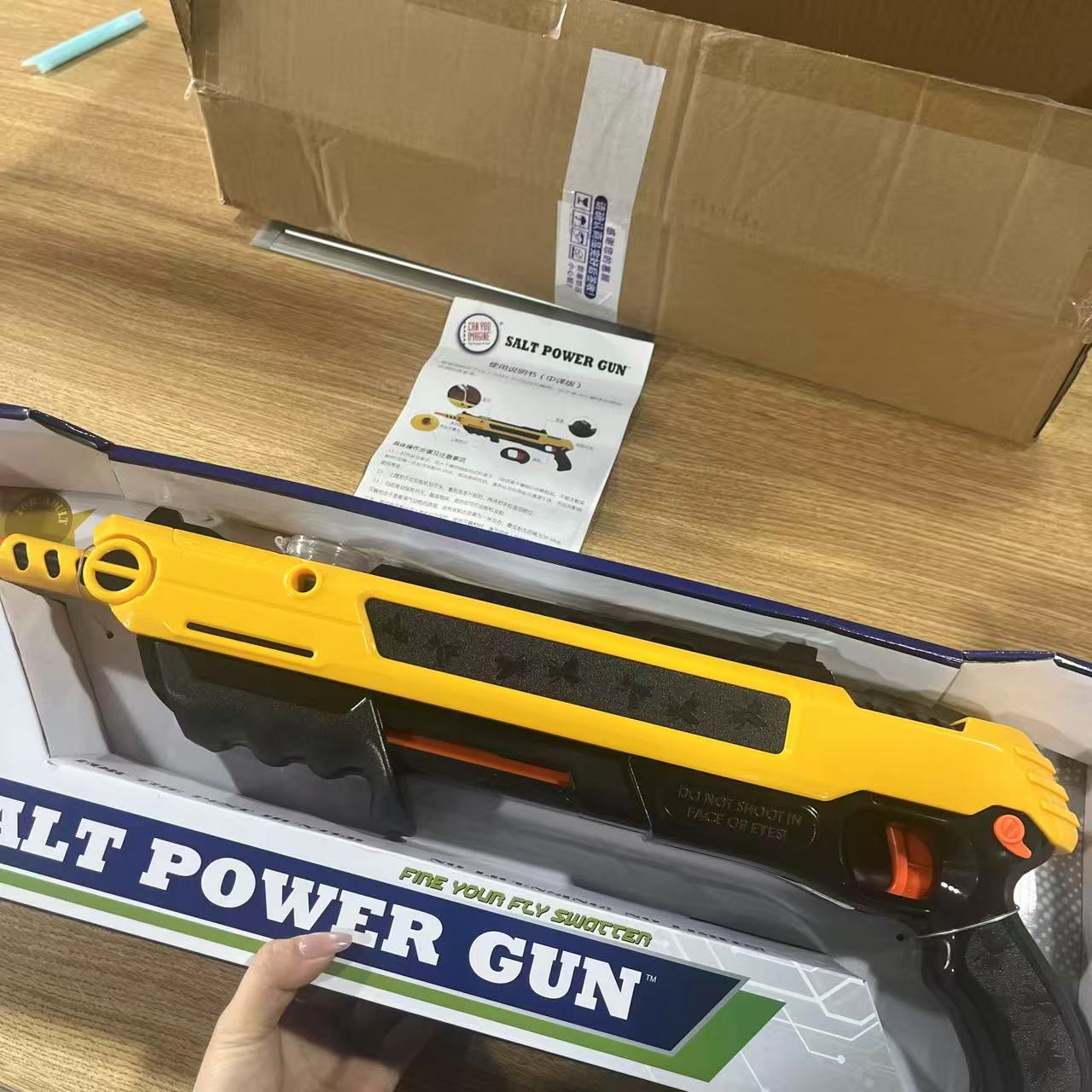 Yellow Salt Gun Mosquito & Fly - Outdoor Camping Direct ulasan dan harga