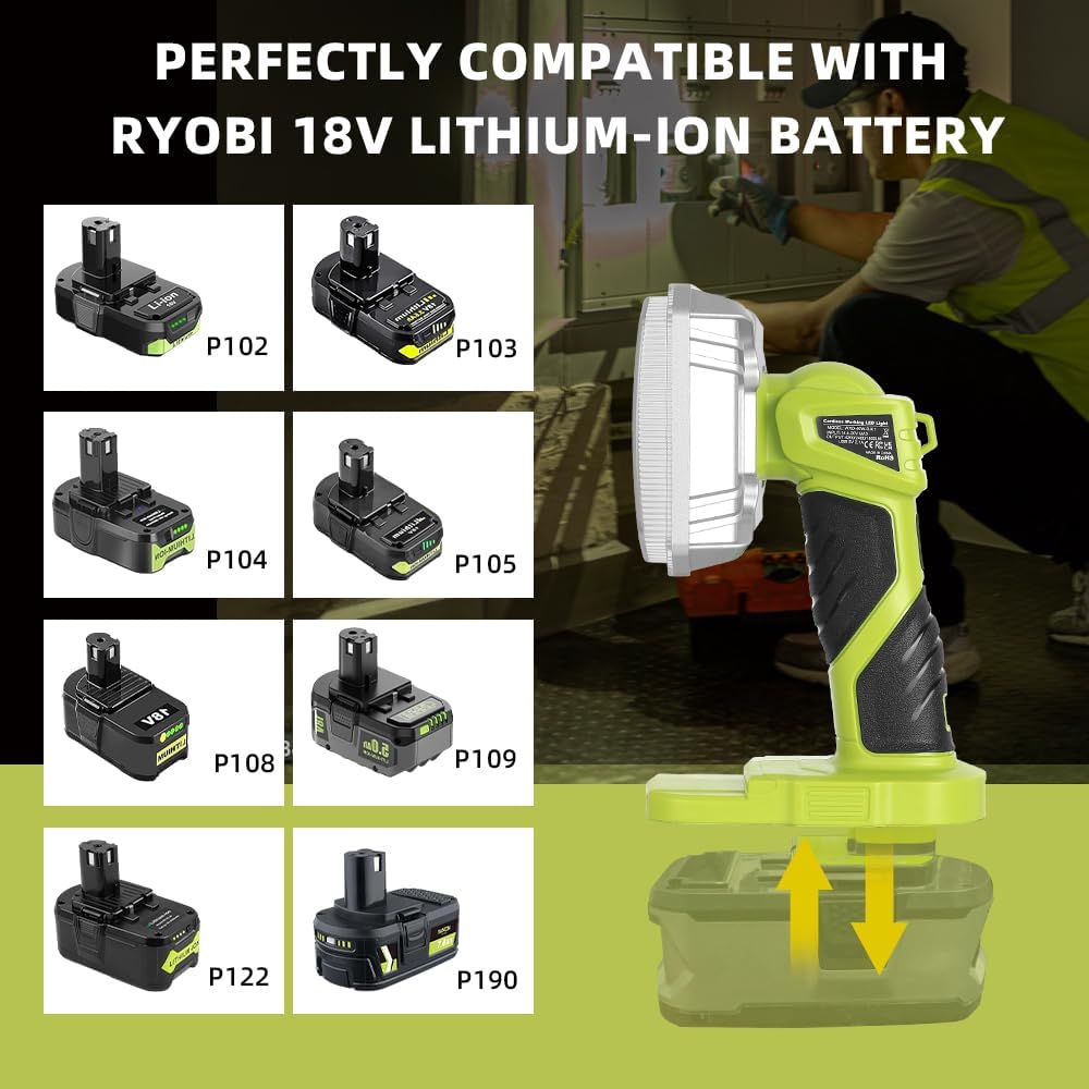 40W 4200LM Cordless LED Flashl - Outdoor Camping Jobs ulasan dan harga