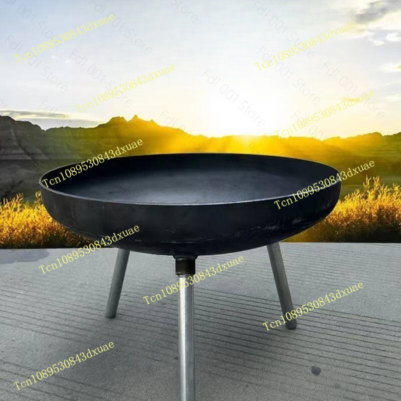 80cm Large Cast Iron Fire Pit  - Outdoor Indoor Camping ulasan dan harga