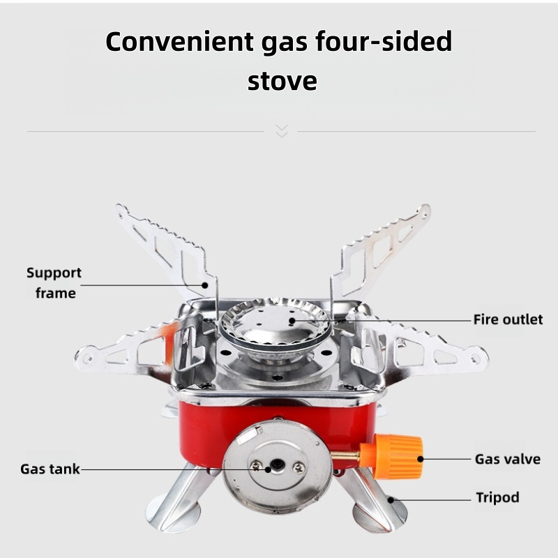 Outdoor Mini Square Stove Camp - Outdoor Camping Oven ulasan dan harga