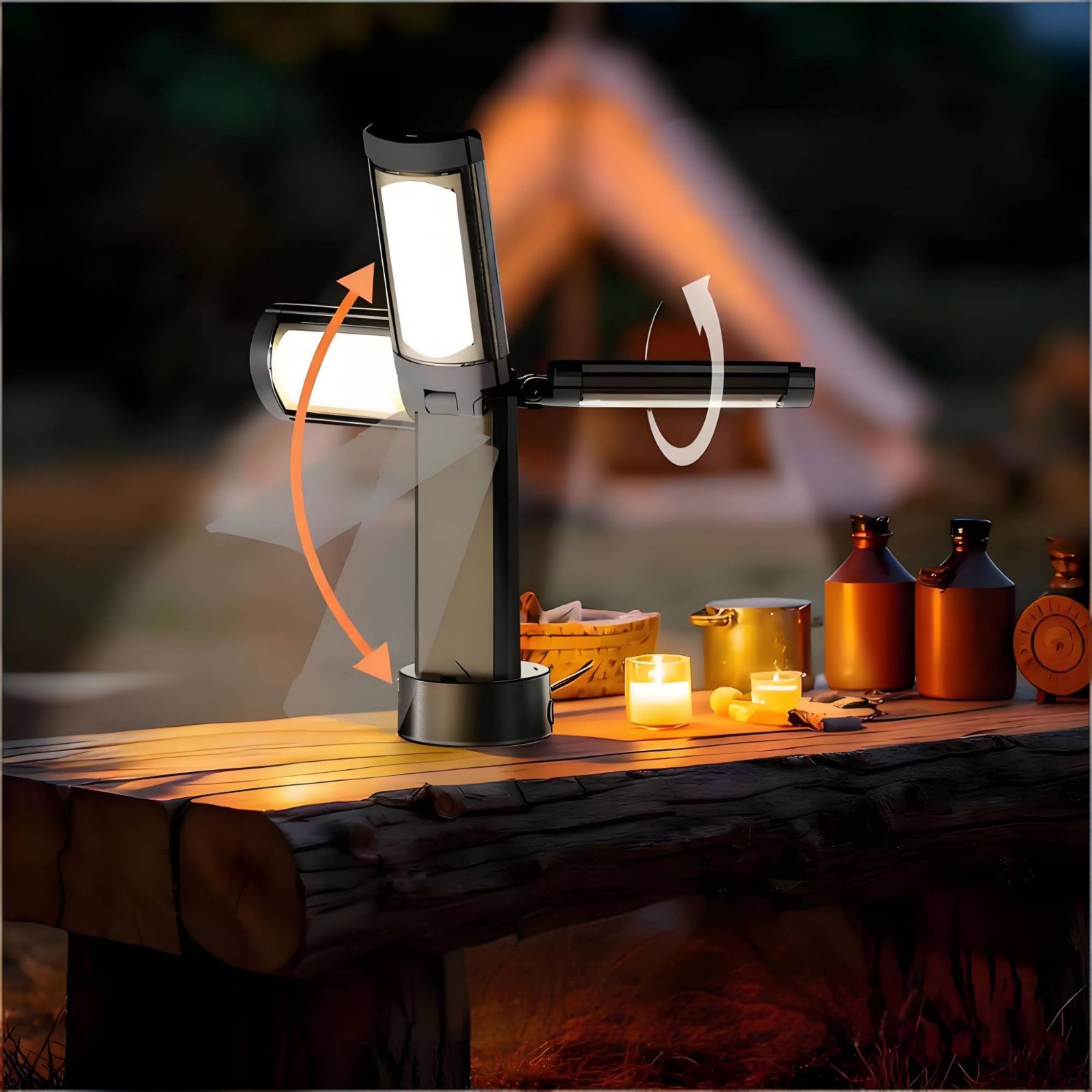 Telescopic Tent Lamp Adjustabl - Outdoor Camping Lighting ulasan dan harga
