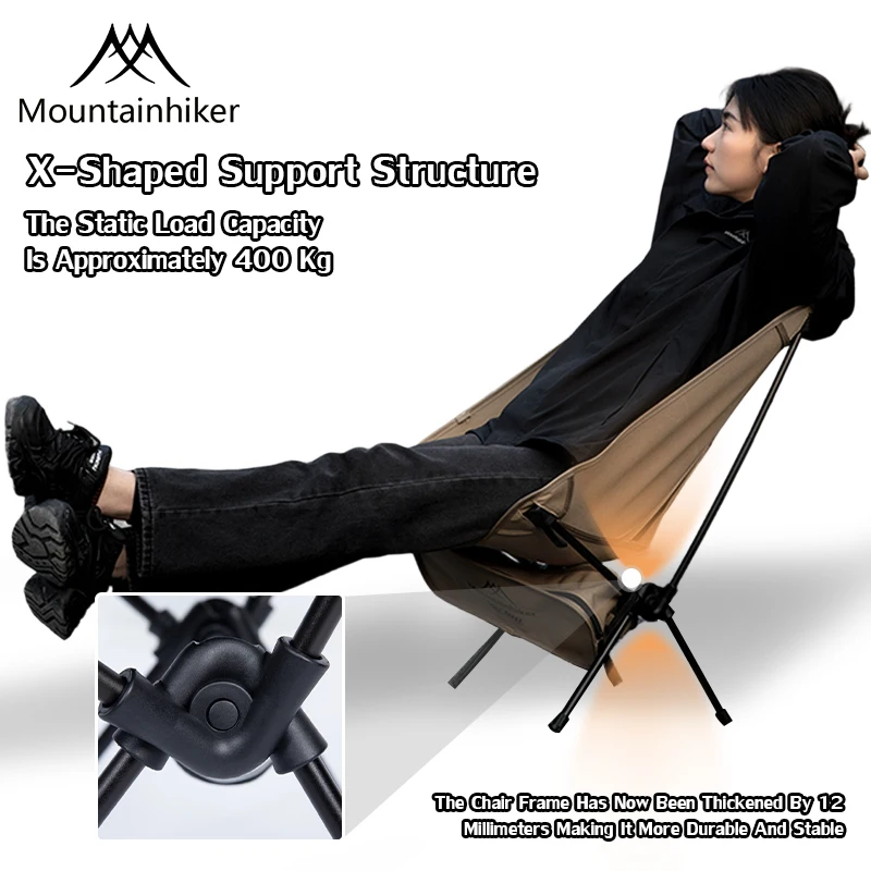 Folding Ultra Light Moon Chair - Outdoor Camping Lounge Chairs ulasan dan harga