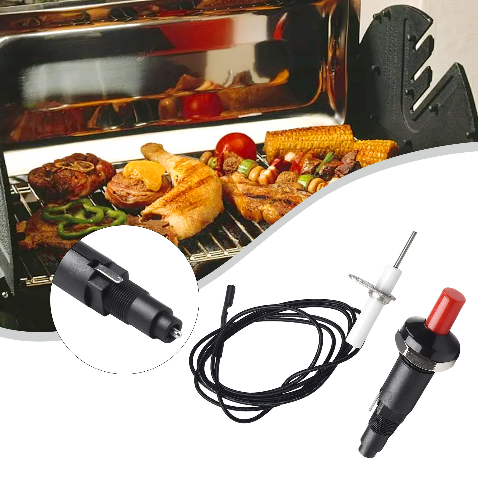 Push Button Piezo Ignitor With - Outdoor Camping Oven ulasan dan harga