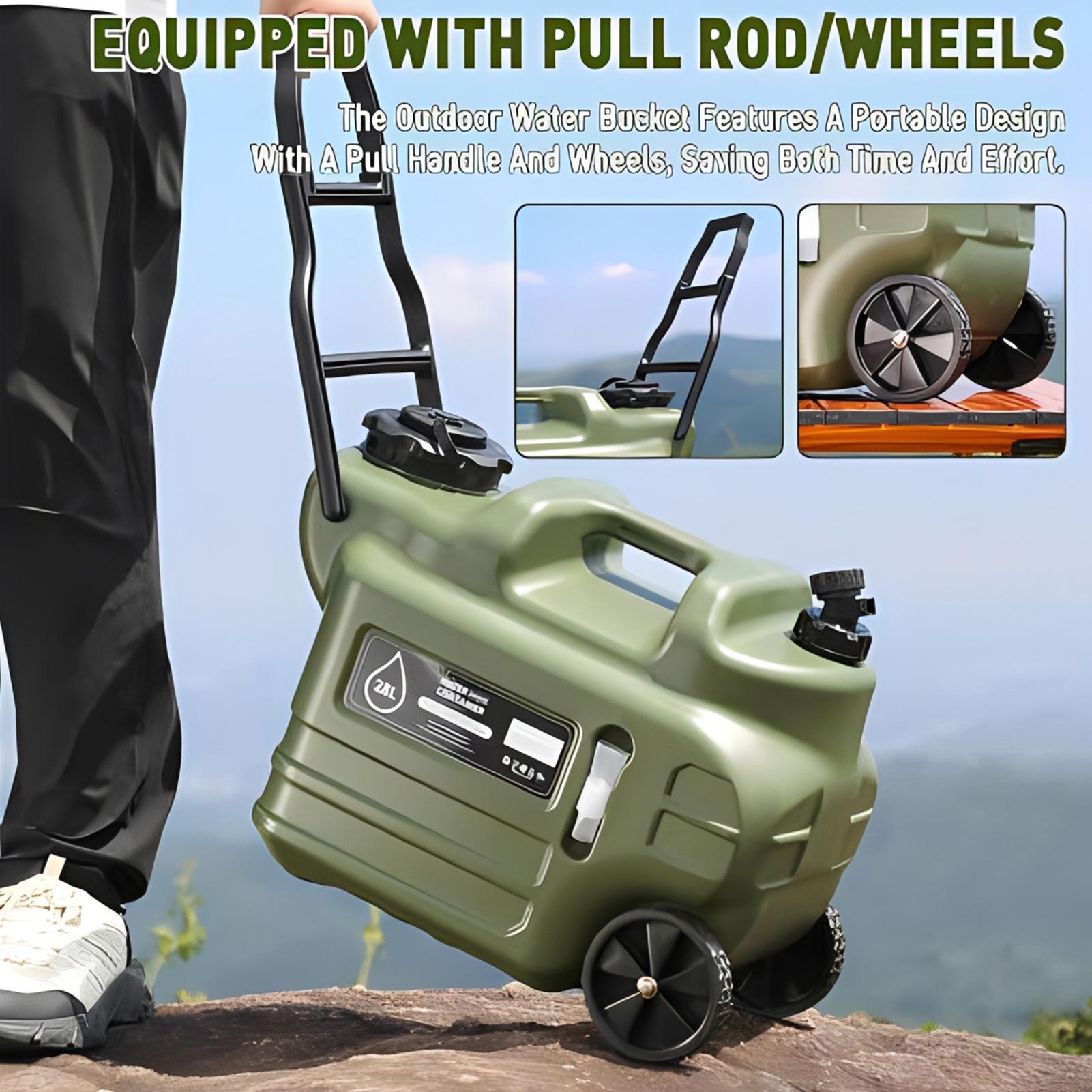 28L Camping Water Container Wi - Outdoor Camping Water Jug ulasan dan harga