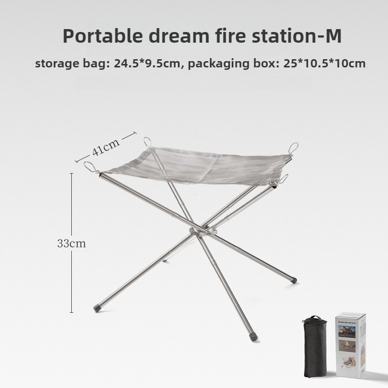 Portable Fire Pit Durable Outd - Outdoor Camping Fireplace ulasan dan harga