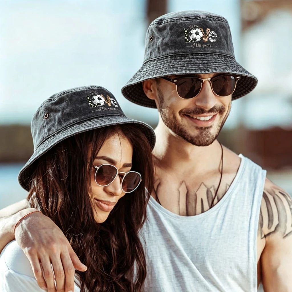 Unisex Bucket Hat with Soccer  - Outdoor Camping Decor Ideas ulasan dan harga