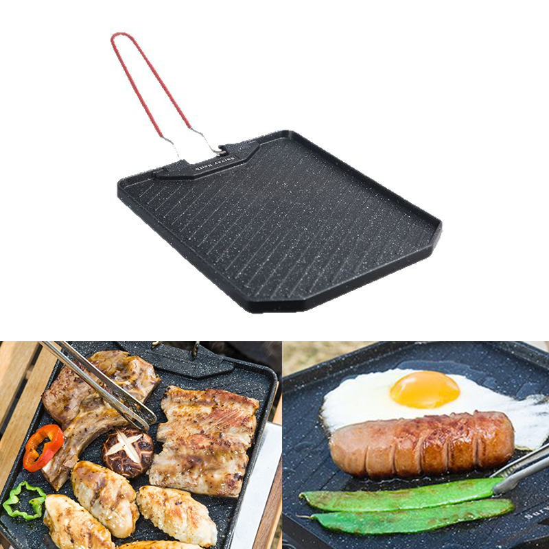 Outdoor camping barbecue pan H - Outdoor Camping Oven ulasan dan harga