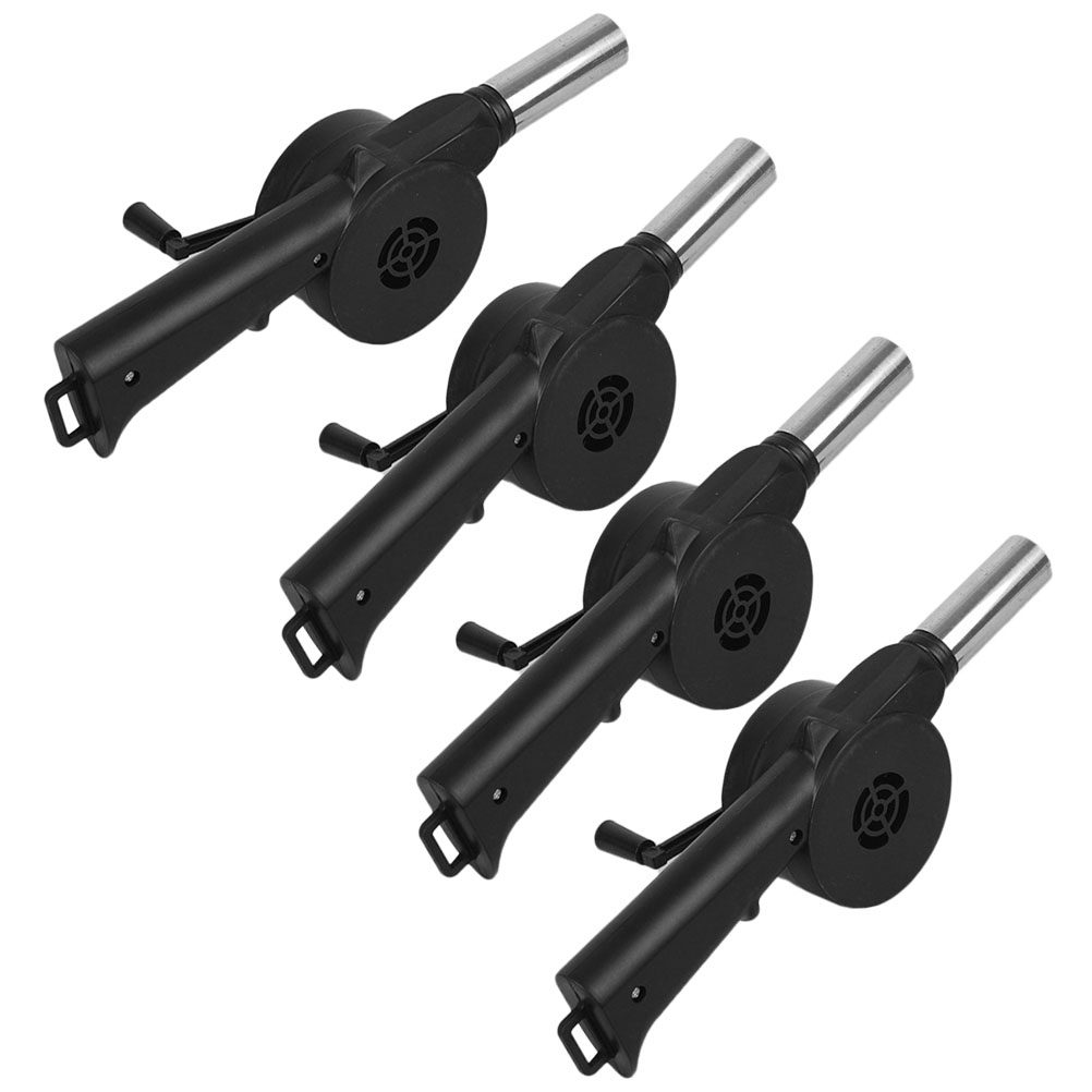 4Pcs Hand Crank Barbecue Fan P - Outdoor Camping Fireplace ulasan dan harga