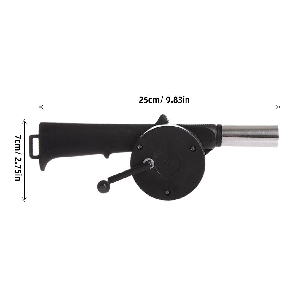 4Pcs Hand Crank Barbecue Fan P - Outdoor Camping Fireplace ulasan dan harga