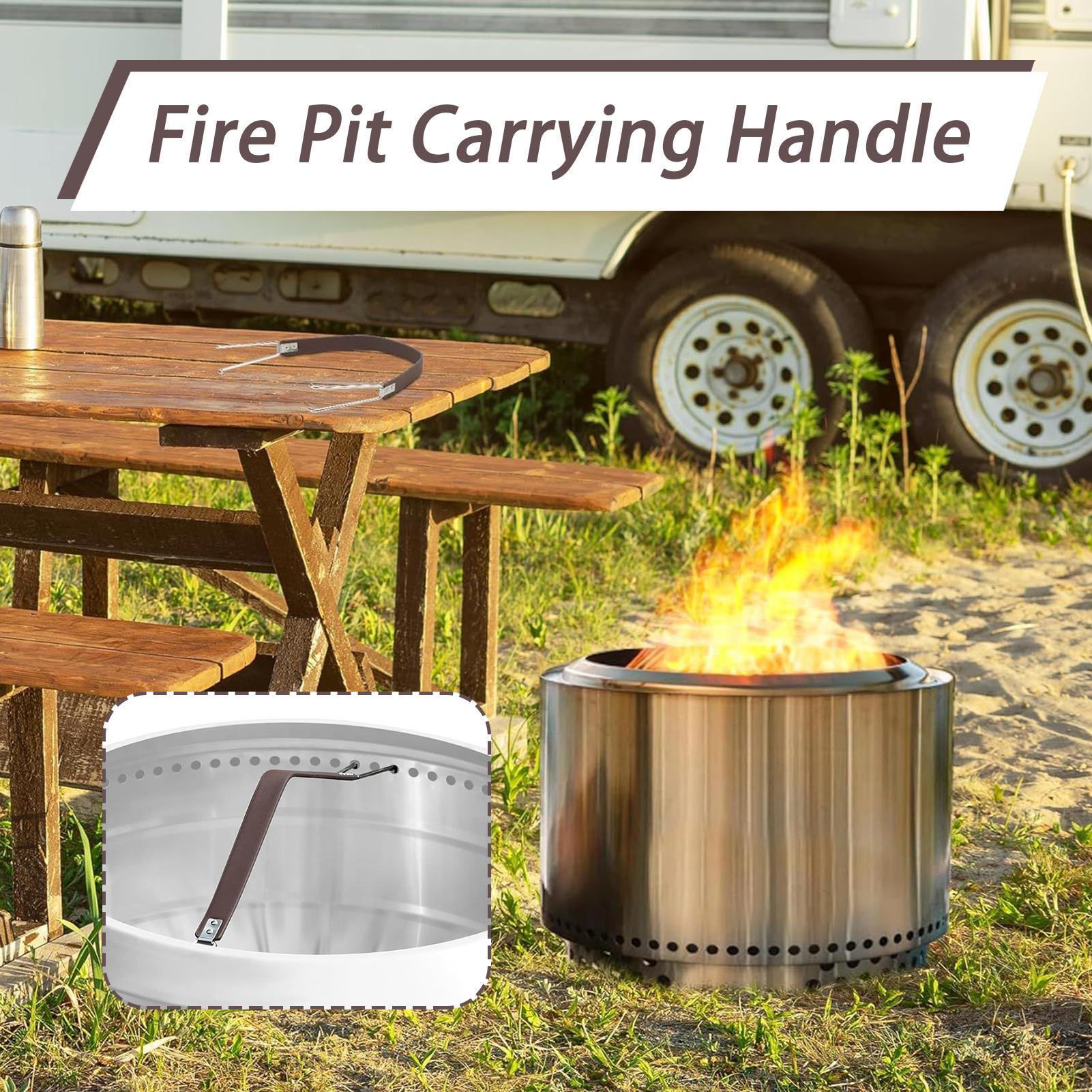 Handle for Fire Pit Lid Fire P - Outdoor Indoor Camping ulasan dan harga