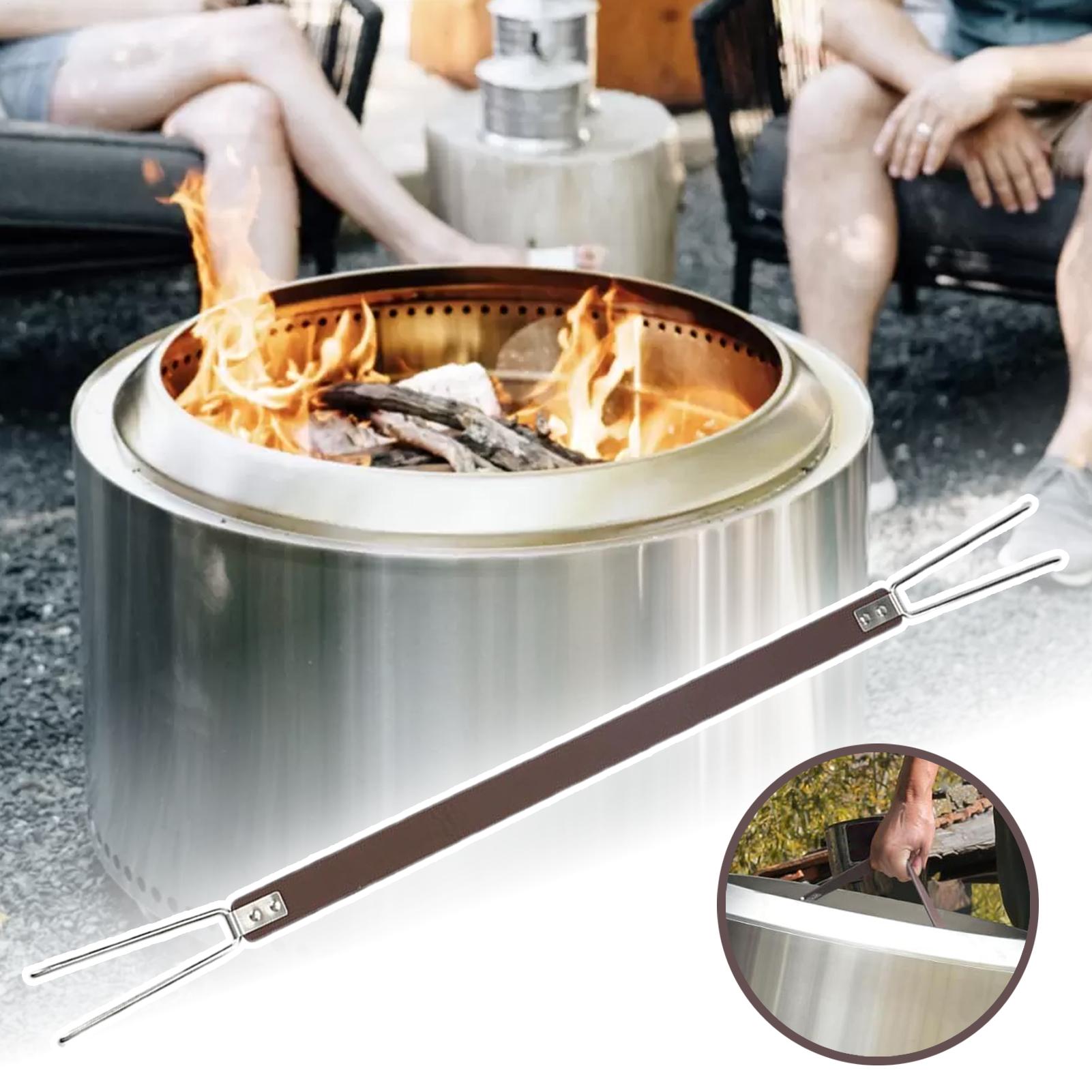 Handle for Fire Pit Lid Fire P - Outdoor Indoor Camping ulasan dan harga