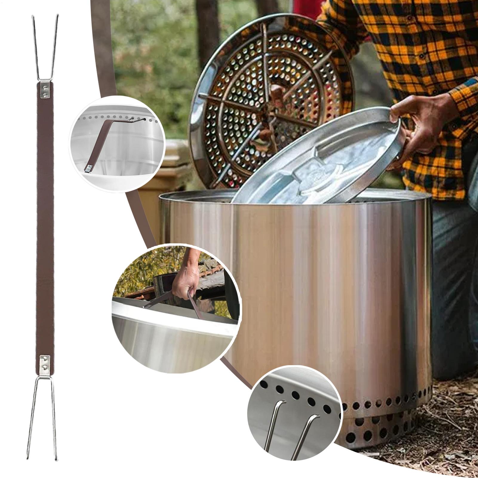 Handle for Fire Pit Lid Fire P - Outdoor Indoor Camping ulasan dan harga