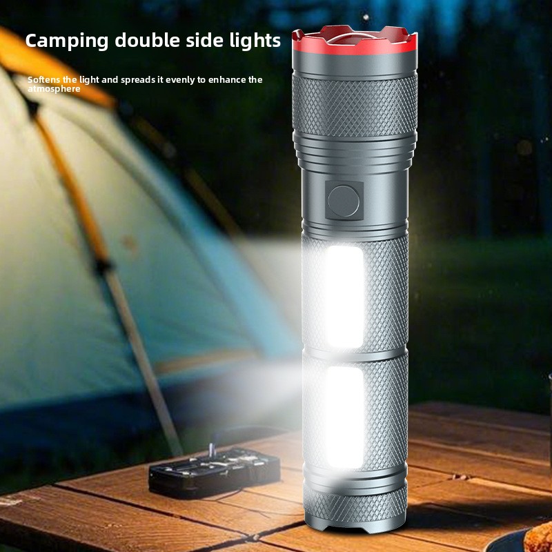 7200mAh Highlight Flashlight C - Outdoor Camping Lighting ulasan dan harga