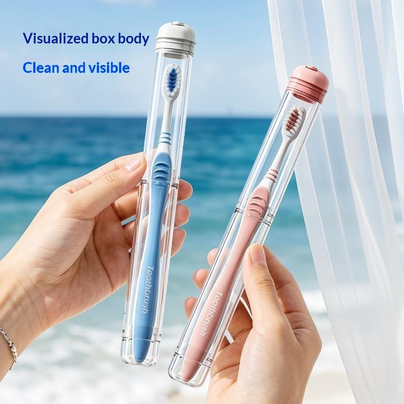 Portable Toothbrush Holder Box - Outdoor Camping Bathroom ulasan dan harga