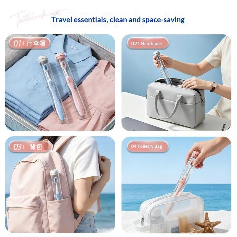 Portable Toothbrush Holder Box - Outdoor Camping Bathroom ulasan dan harga