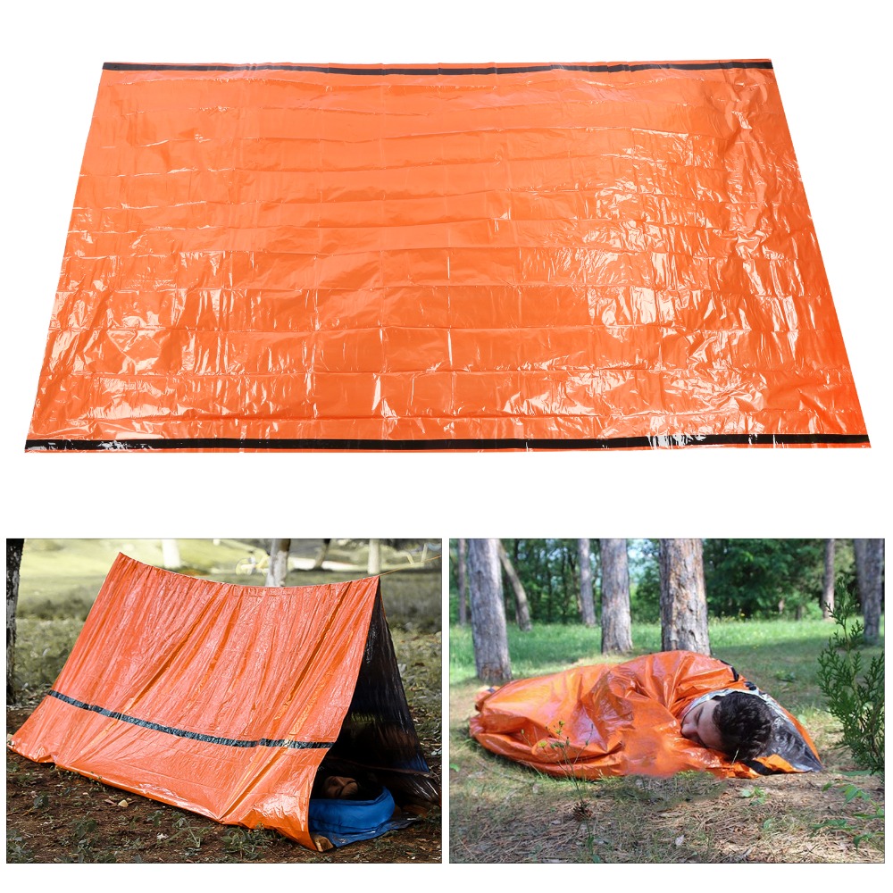Durable PE Aluminum Film Emerg - Outdoor Camping On Youtube ulasan dan harga