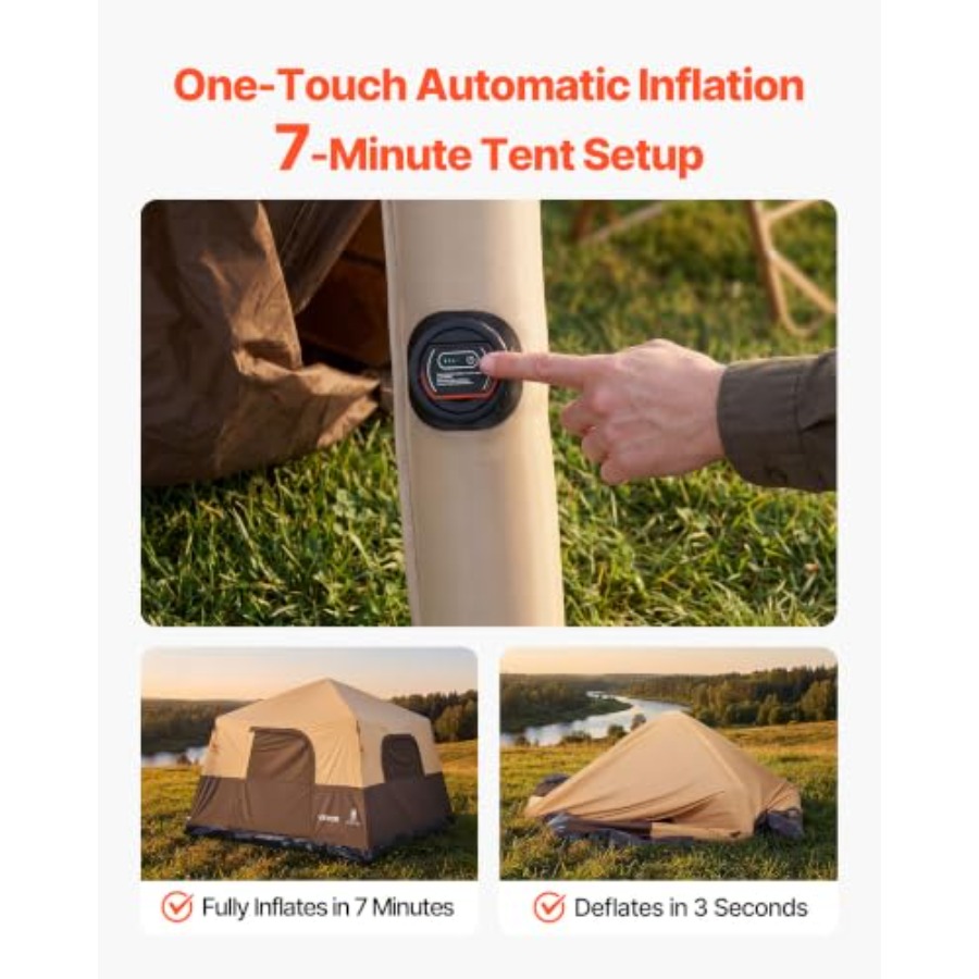 Camping Tent, 4/6-Person Autom - Outdoor Camping On Youtube ulasan dan harga
