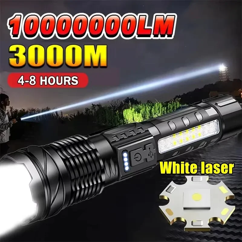 Powerful LED Flashlight Batter - Battery Outdoor Camping ulasan dan harga