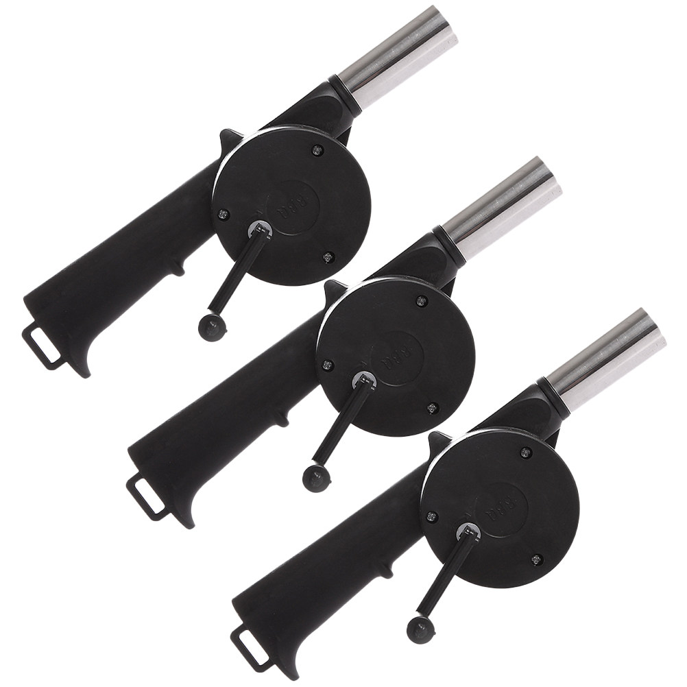 3Pcs Manual Hand Crank Fire Bl - Outdoor Camping Fireplace ulasan dan harga