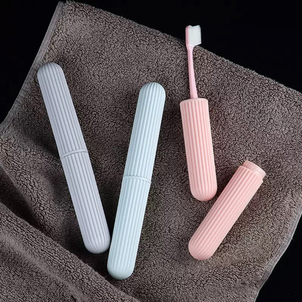 Portable Travel Toothbrush Cas - Outdoor Camping Bathroom ulasan dan harga
