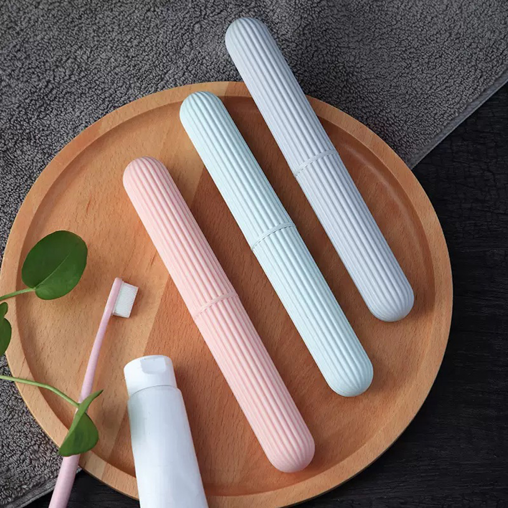 Portable Travel Toothbrush Cas - Outdoor Camping Bathroom ulasan dan harga