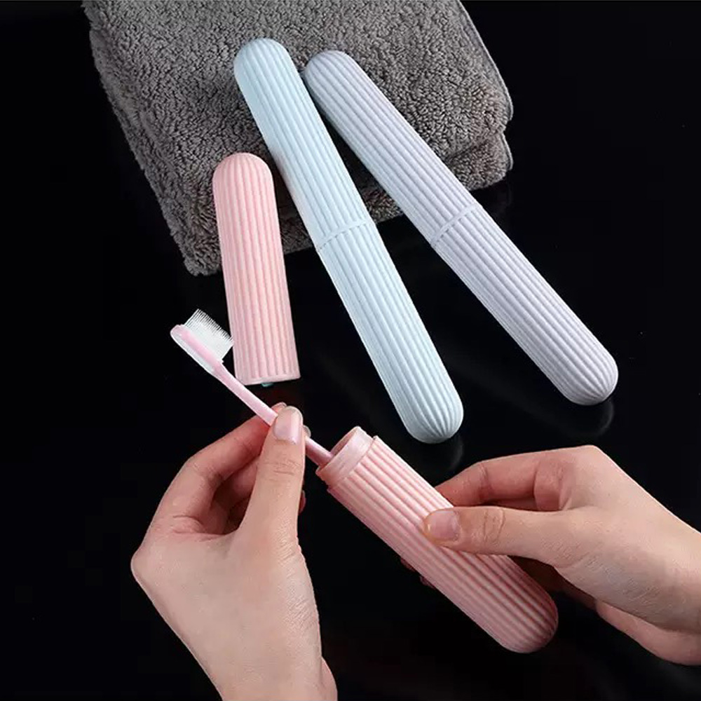 Portable Travel Toothbrush Cas - Outdoor Camping Bathroom ulasan dan harga